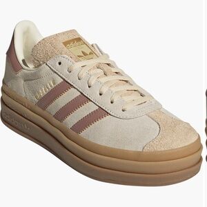 NWOT adidas Originals Beige and Brown Sneakers